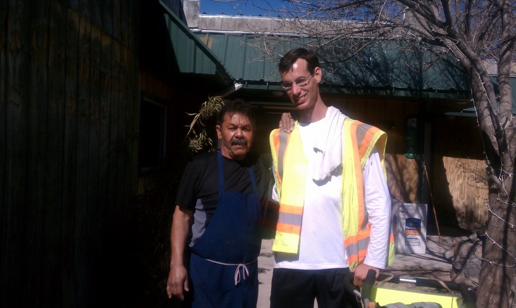 Such a nice guy, Rudy works at Sierra Blanca's RV park/restaurant. 