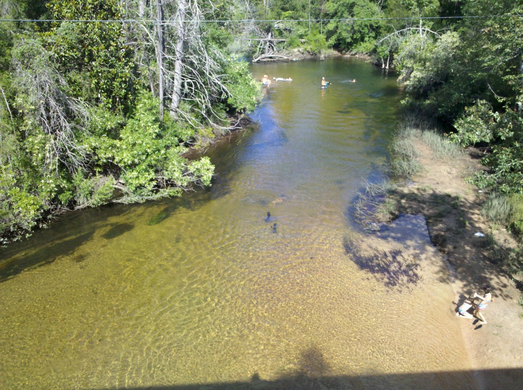 Lovely local swimming hole, just a few miles north of Milton, Florida