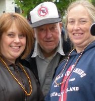 Granpa Fehr with daughter Shirley (right), and Cheri (left), Shirley's lifelong best friend :) 