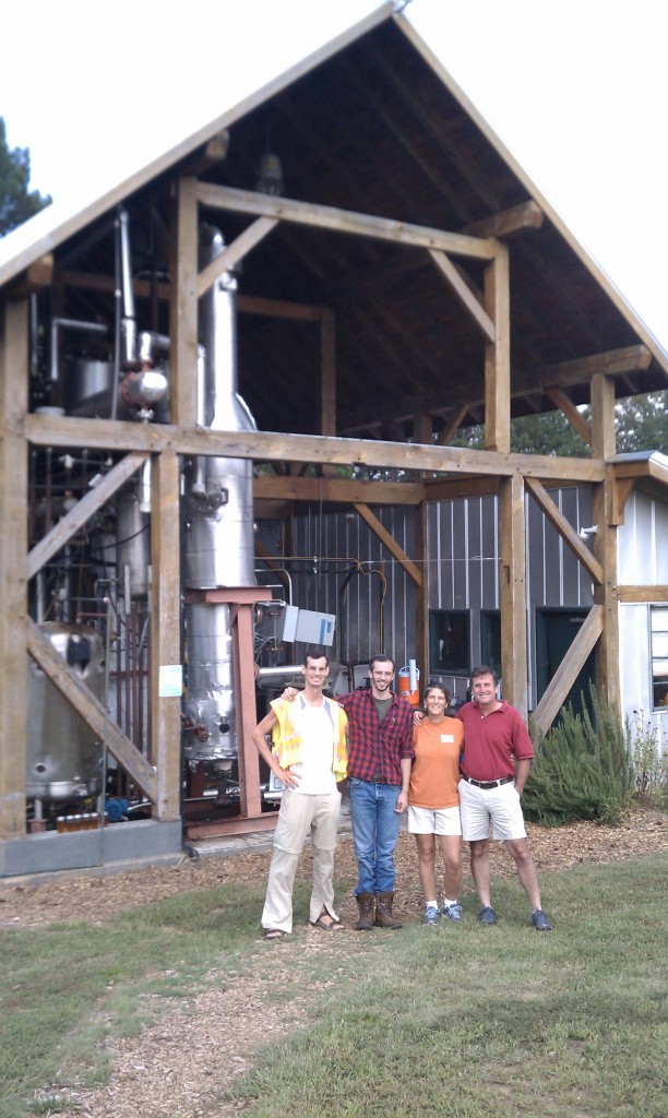 After treating me to a delicious Italian dinner the night before, Rick & Crista, who had provided me with 2 free nights at their outstandingly unique Wayfarer Hotel, invited me to tour their local biodiesel plant before leaving town. Cool Place! 